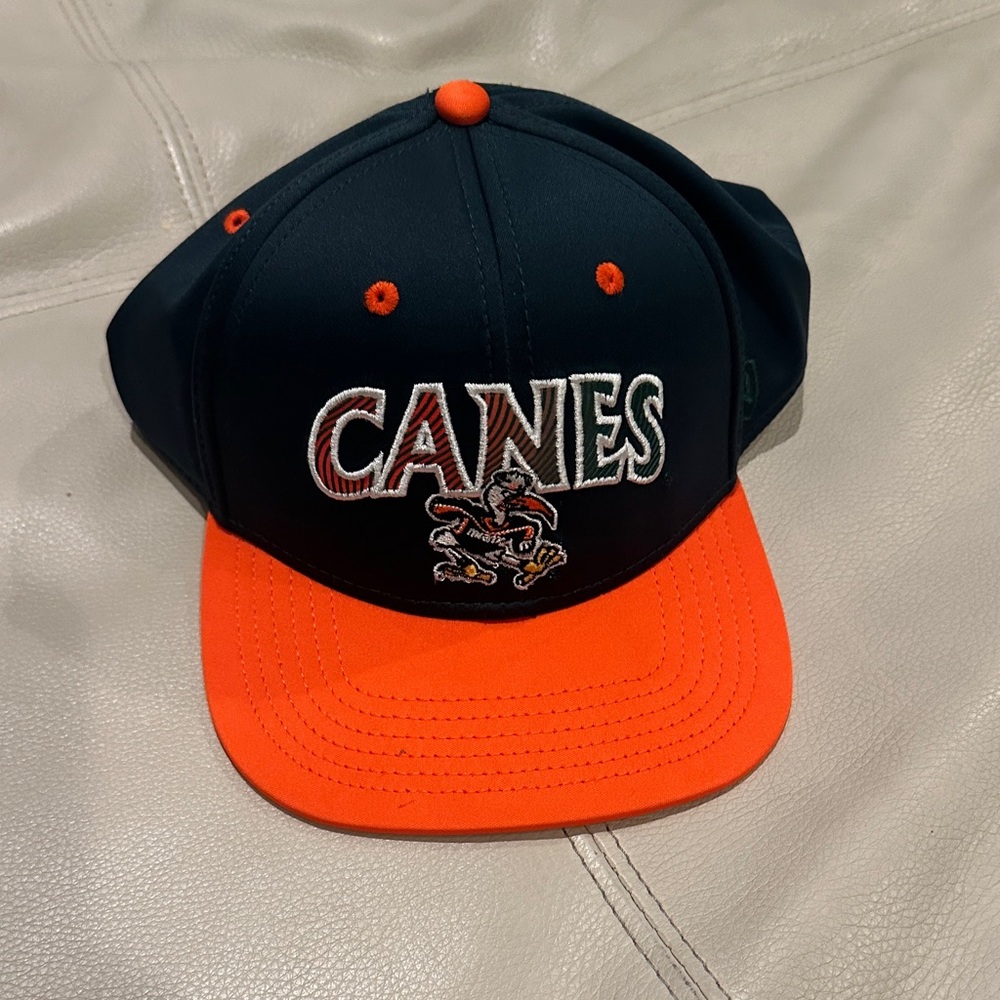 Top of the World Kids Canes Hat - Navy and Orange